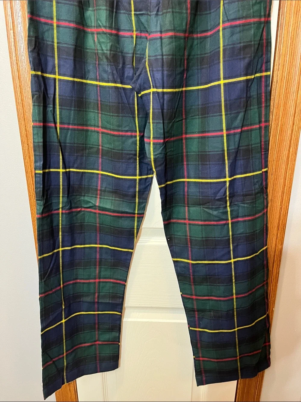 NWT - Polo Ralph Lauren 100% Cotton Green Plaid Pajama Bottoms Men’s Medium